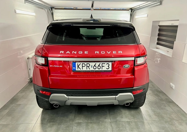 Land Rover Range Rover Evoque cena 96900 przebieg: 127500, rok produkcji 2016 z Kraków małe 596